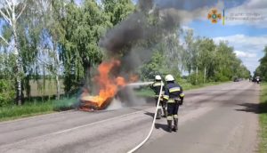 пожежа авто